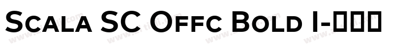 Scala SC Offc Bold I字体转换 Scala SC Offc Bold I字体转换